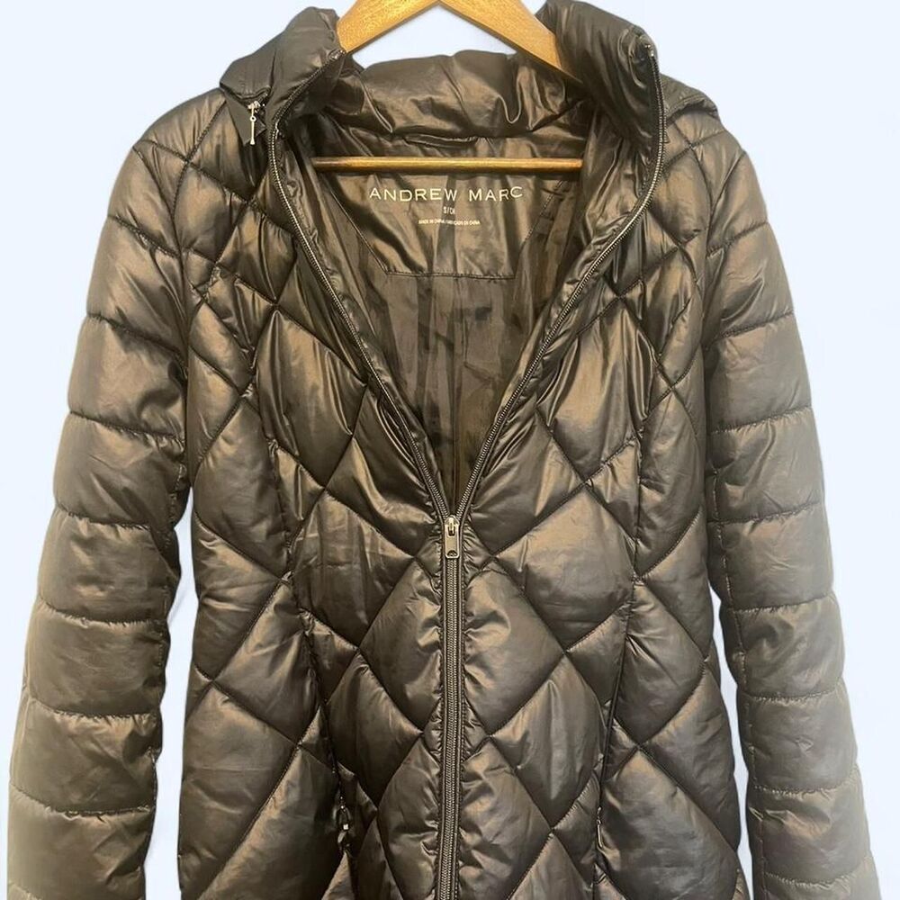 Andrew-marc Women's Black and Grey Jacket